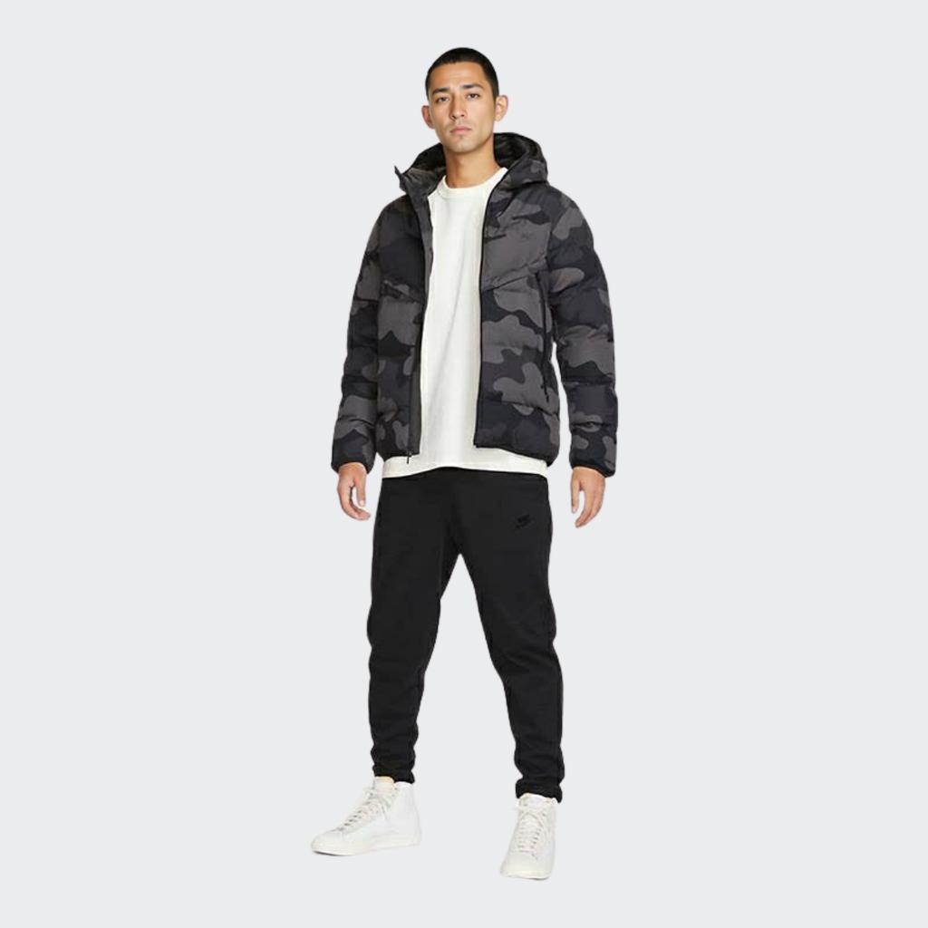 Nike M Nk Tf Wr Pl-Fld куртка камуфляжная спортивная повседневная с капюшоном теплая камуфляжная хлопковая куртка мужская черная DQ4936-254