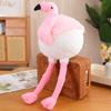 New 3 Sizes Fluffy Flamingo Plush Toys Sleep Pillow Cute Stuffed Animal Crocodile Plushies Doll Children's Birthday Gift