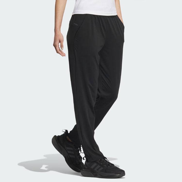 adidas Крутые брюки Feeling Easy с логотипом, спортивные повседневные брюки с лямками, черные JC5659
