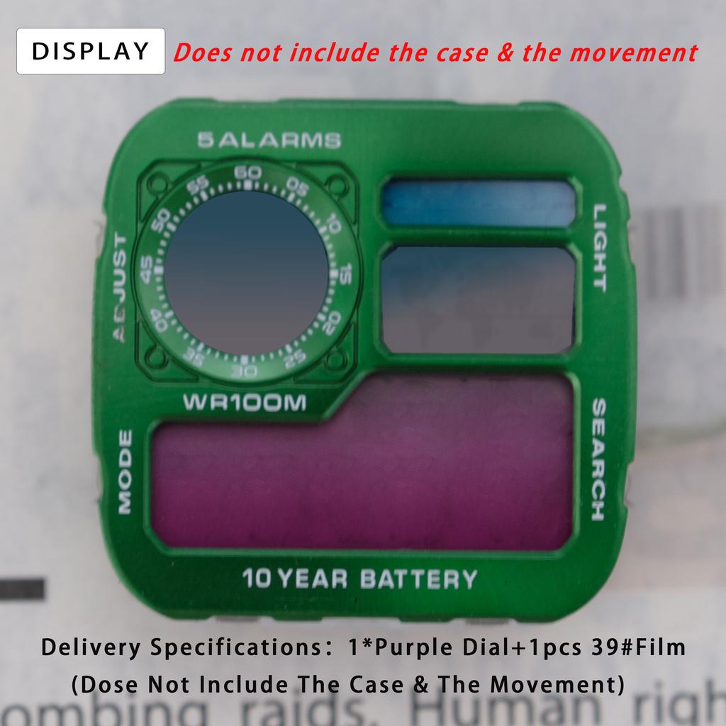 AE1200 Металлический циферблат и корпус Мод-комплект Модифицированный Улучшенный Медный циферблат Стальной корпус Для Casio 3299 AE-1200 Замена Аксессуары для часов