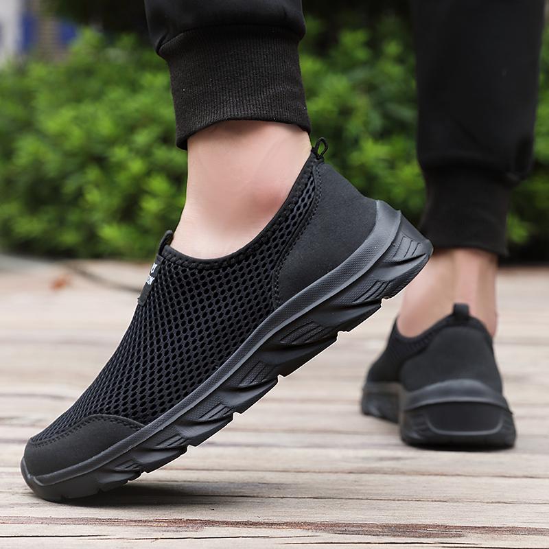 Fashion Men's Sneakers Comfortable Breathable Mesh 2024 Summer Outdoors Lightweight Anti Slip Casual Hiking Shoes Sport Shoes Men