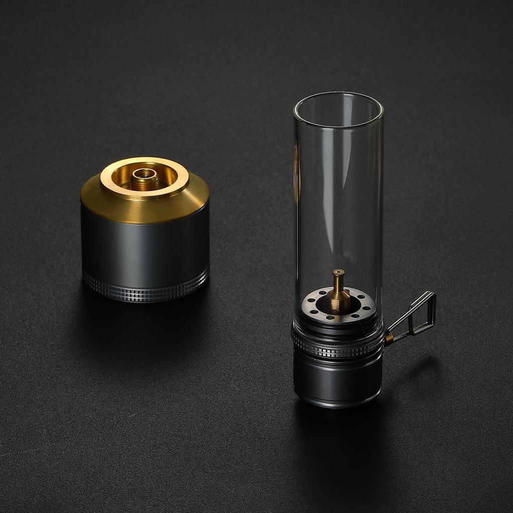 CAMPING MOON Кемпинговый карманный баллончик Газовая лампа-горелка насадка TC-15 (Серебряный)