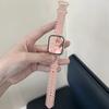 Модный силиконовый браслет Y2k с рельефом в виде розы для Apple Watch 10 9 8 7 6 5 4 3 2 Ремешок для часов 44 мм 45 мм 46 мм 49 мм 42 мм 40 мм