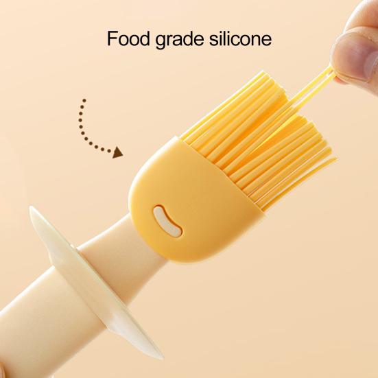 Практичная, легко погружаемая, непроливаемая силиконовая щетка для гриля с интегрированным дизайном, щетка для барбекю, поставка на дом