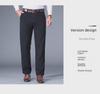 2024 Men's Spring/Autumn Casual Cotton Trousers: Middle-Aged Business Formal Dad Pants