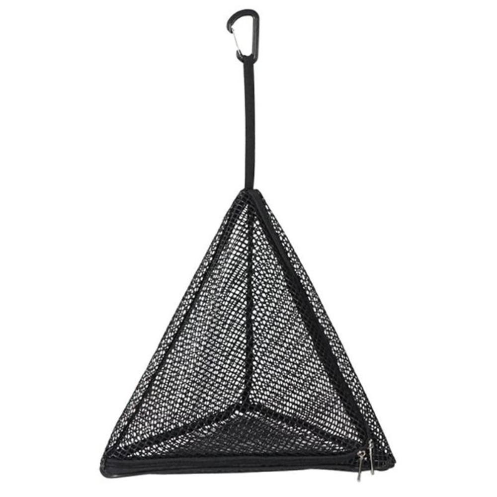 Black Outdoor Hanging Storage Net With Hook Mesh Organizer Hanging Basket Net Tableware Storage