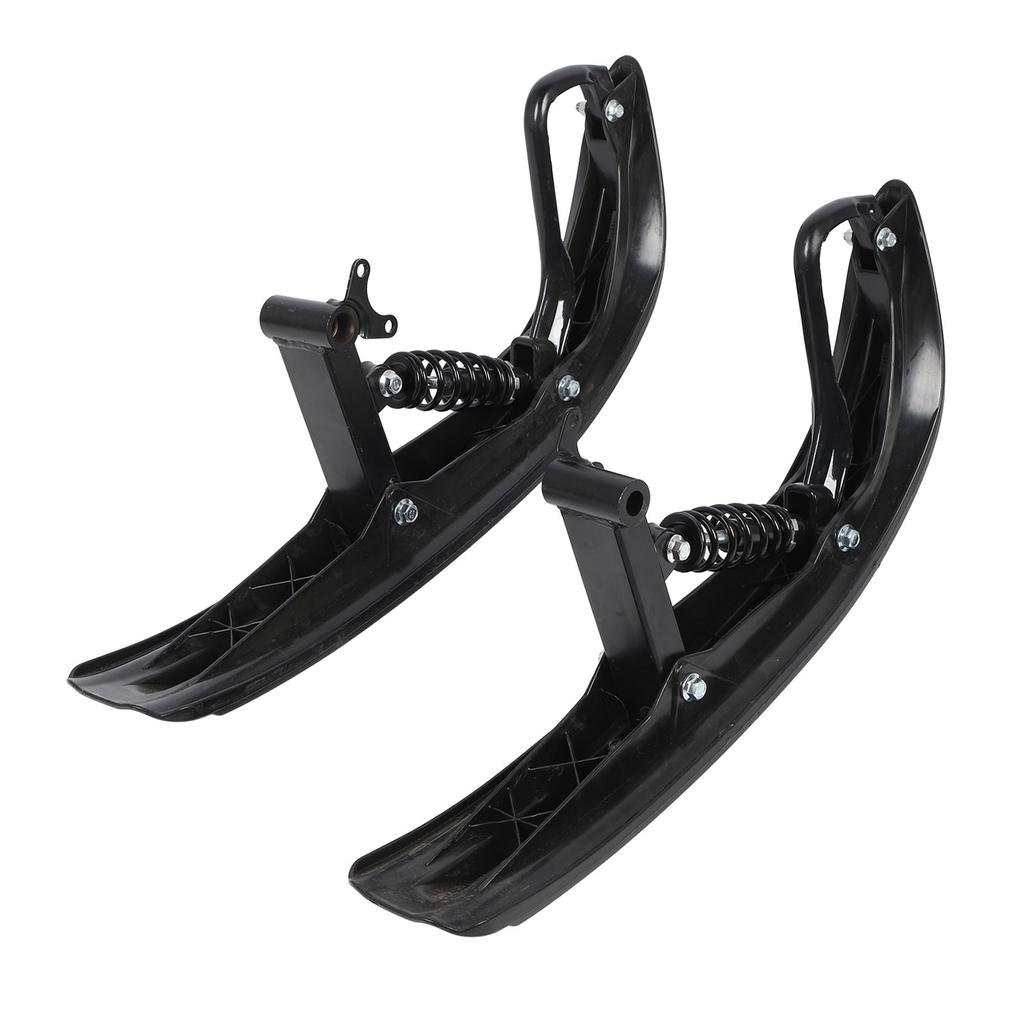 Пара квадроциклетных зимних снежных санок, прочные, долговечные, снежный гонщик, салазки со скребками, улучшают сцепление для картинга, UTV