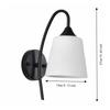 Milky White Glass Wall Sconce Light 110-220V Wall Mounted Lamp Wall Light Fixture  Living Room