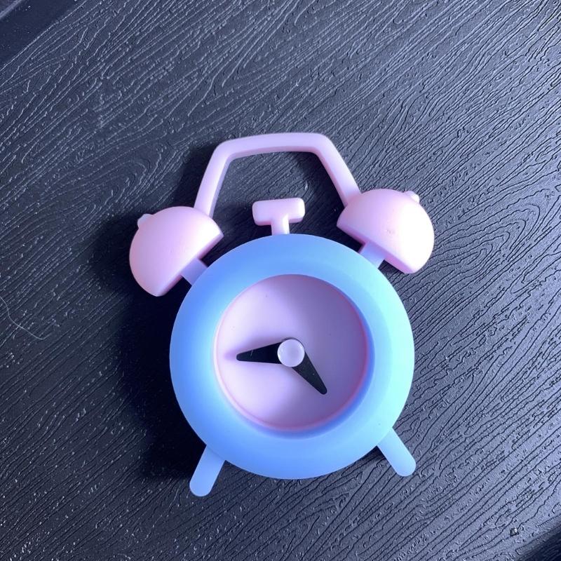 Quicksand силиконовая смола форма будильник эпоксидная смола литейная форма для изготовления ювелирных изделий, ремесла, кулонов, брелоков, домашнего декора