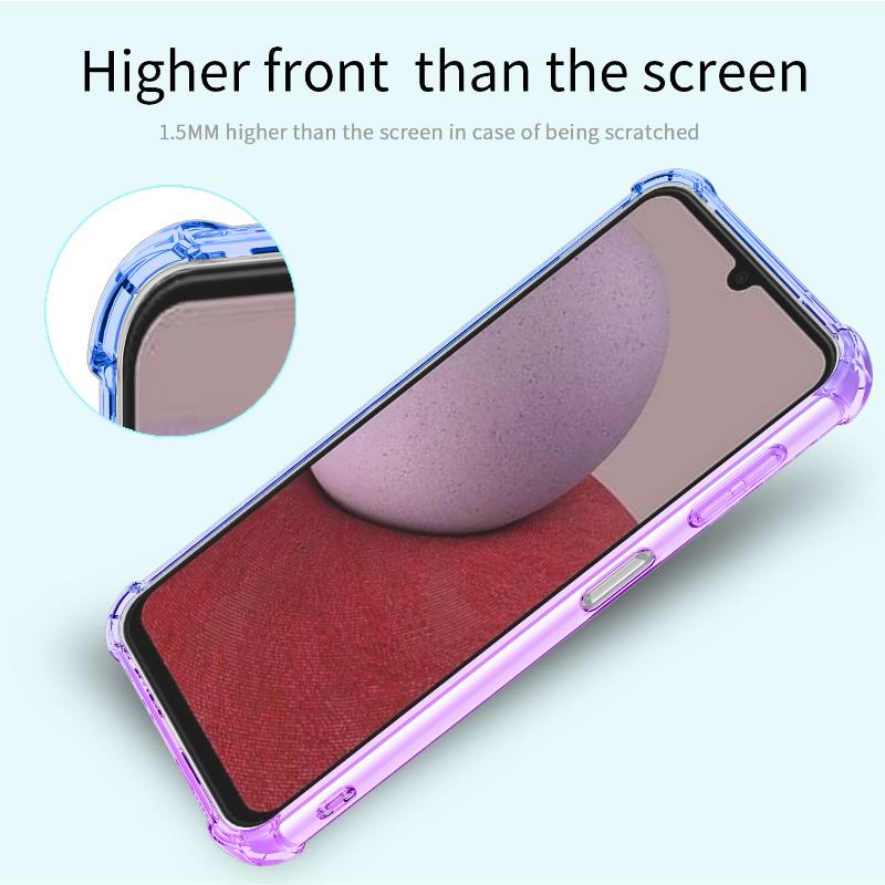 Ударопрочный градиентный чехол TPU для Samsung A06 A16 A36 A15 A25 A35 A55 M15 M35 M55 силиконовый защитный чехол прозрачные чехлы