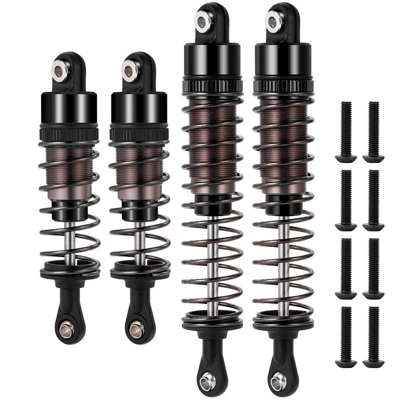 AXSPEED Aluminum Oil Filled Shock Absorbers Front Rear Dampers for 1/10 Tamiya TT-02B DT-02 DT-03 DF-02 RC Drift Car Parts