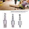 3 шт. Адаптеры с гальваническим покрытием 1/4" 3/8" 1/2" Квадратный привод 360 градусов Поворотный Универсальный шарнир Карданный