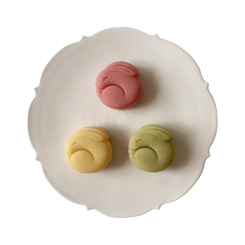 2/4 шт., 50 г, 3D форма кролика, 50 г, формы для лунного кекса, многоцелевой многоразовый инструмент для украшения праздничного печенья