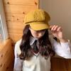 Octagonal Hat Women'S Beret Japanese Versatile British Retro Newsboy Hat Women'S Trend