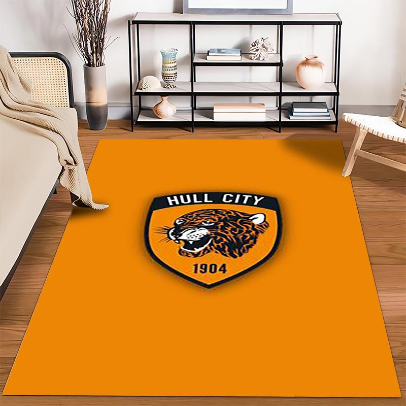Tiger Emblem Design Rug Non-slip rug suitable for living room and bedroom sofas
