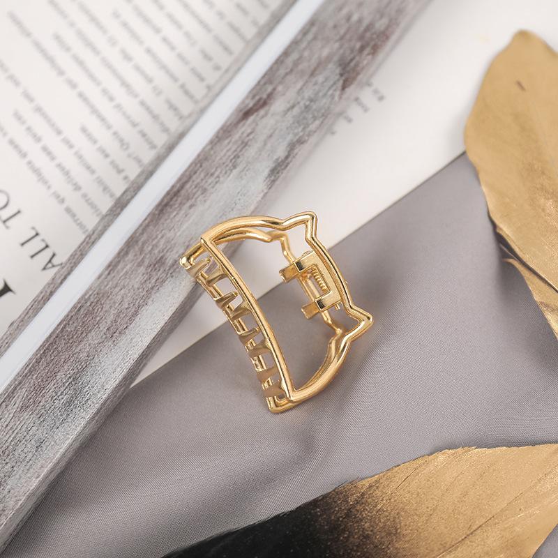 New Metal Hair Clips Claw Fashion Geometric Small Hair Clip Grab For Women Girls Hairpins Hairstyle Barrettes Hair Accessories