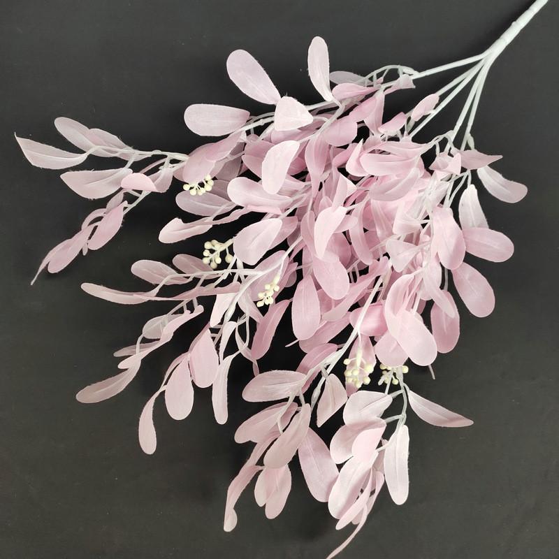 Leaf Peanut Artificial Silk Floral Bouquet Long Stem Wedding Decor Display Home