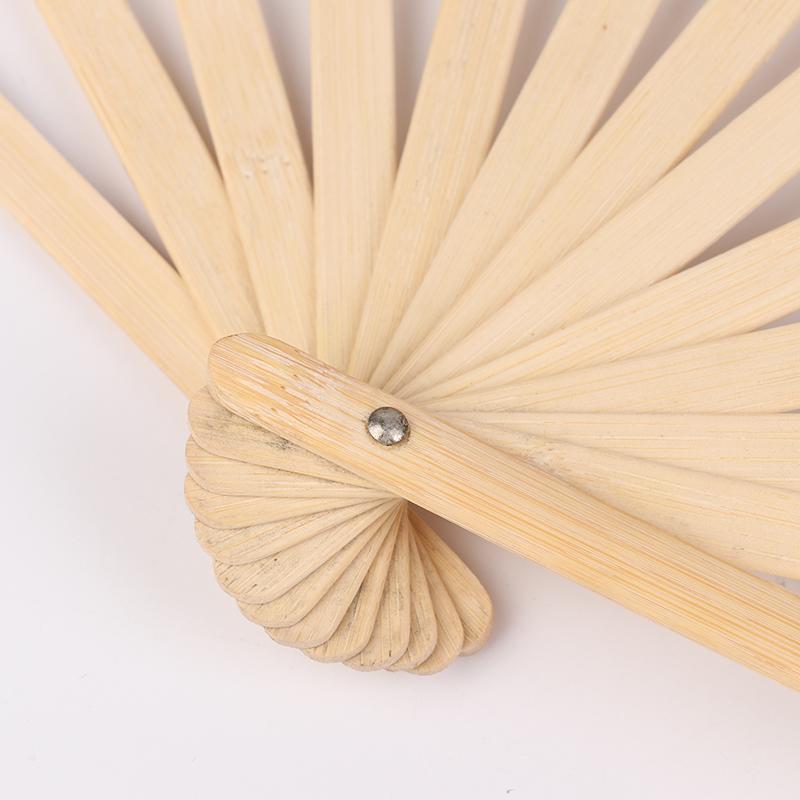 10-50Cm Length Adult Imitation Silk Dance Fan Double Sided Gradient Red Color Dancer Practice Dance Props Chinese Folk Dance Fan