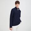 Navigare Men's Simple Solid Half-Zip Sweatshirt