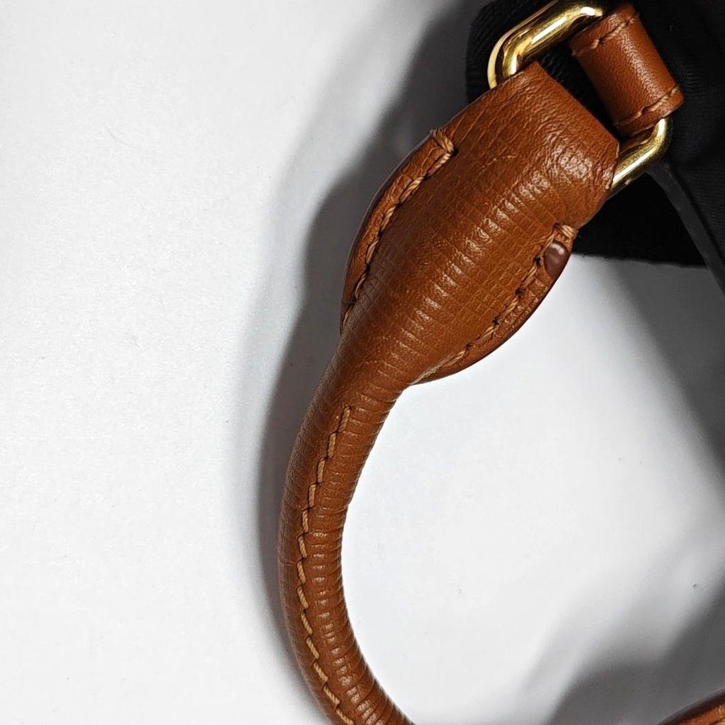 [Pre-Owned] The Rucksack Drawstring Flap Nylon Acrylic Fiber Backpack Medium - Good #1XPJW2M