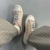 Thick-Soled Versatile Board Shoes Casual Canvas Shoes Men'S Old-Fashioned Shoes Comfortable Commuter Style Low-Top Lace-Up