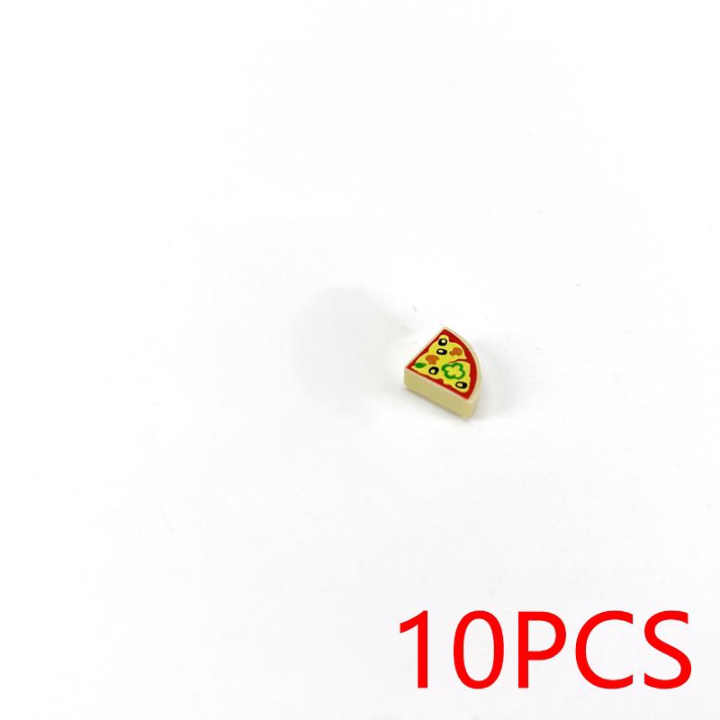 MOC Печатная плитка ИгрушкаСовместимые Кирпичи Аксессуары Строительные Блоки Город ПК Телефон Часы Пицца Детали Кирпичи Дети Дети