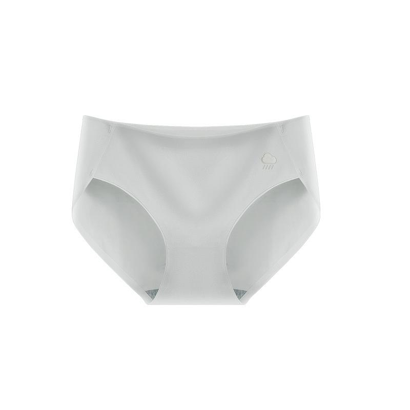 4 шт./компл. милые трусы для девочек, удобные дышащие хлопковые трусы, женские однотонные бесшовные трусики со средней талией