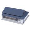 KATO N Gauge Gabled Townhouse 2 Black Wall Diorama Supplies 23-481B