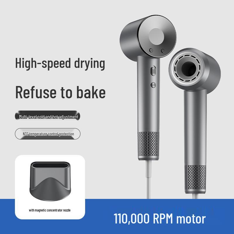 Bladeless High-Speed Hair Dryer with Negative Ions for Home & Salon Use
