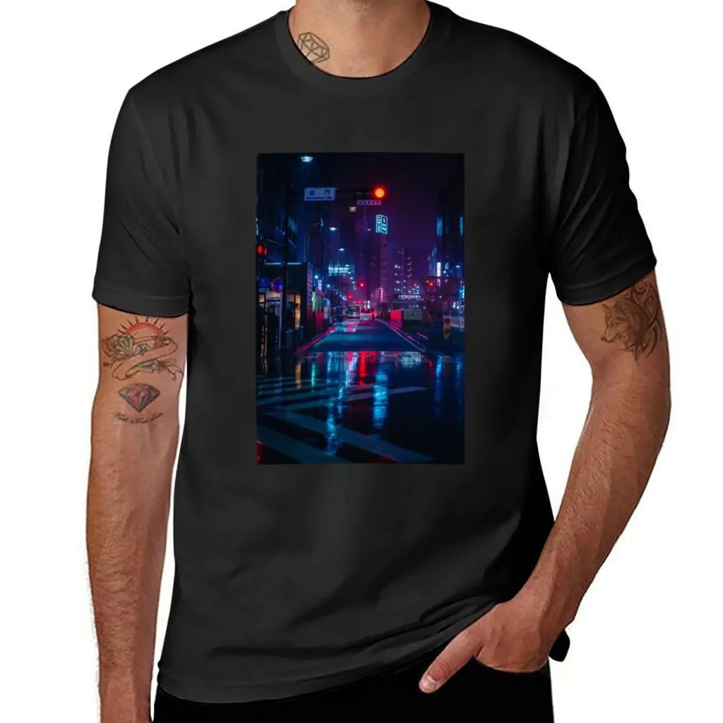 Tokyo - A Neon Wonderland T-Shirt cute tops vintage clothes mens t shirts