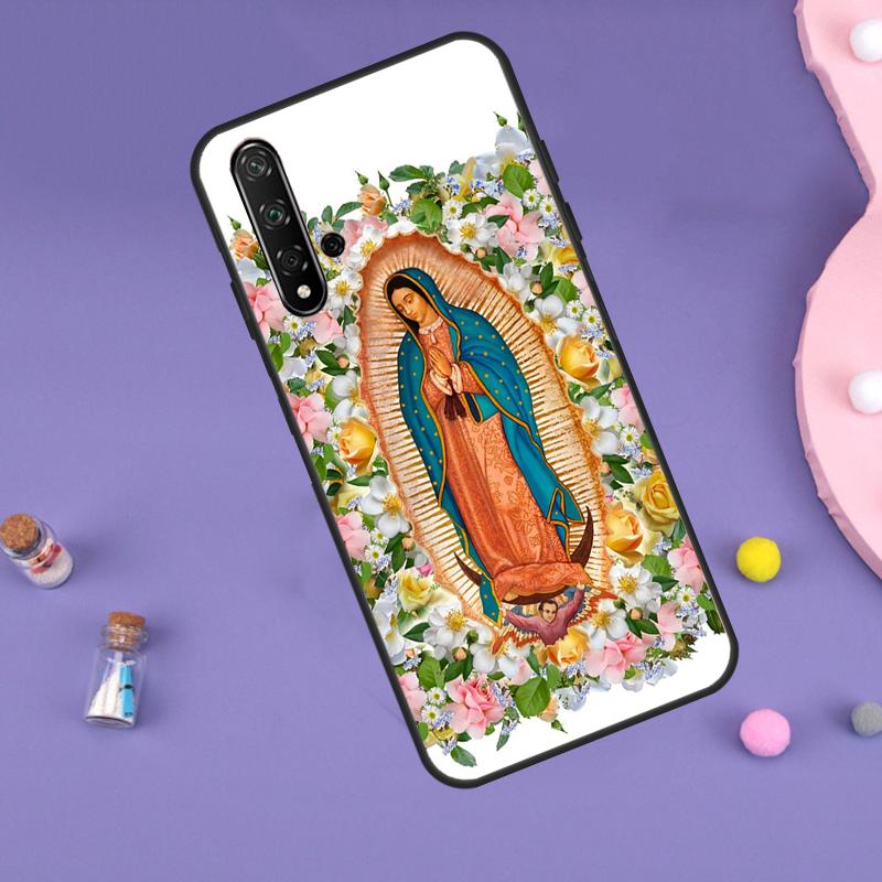 Дева Гваделупская Дева Мария Чехол для Huawei P30 P20 P40 Lite Nova 5T 11i 8i 3i 9 10 SE 11 Pro Y90 Y70 Y61 Y60 Y91 Чехол