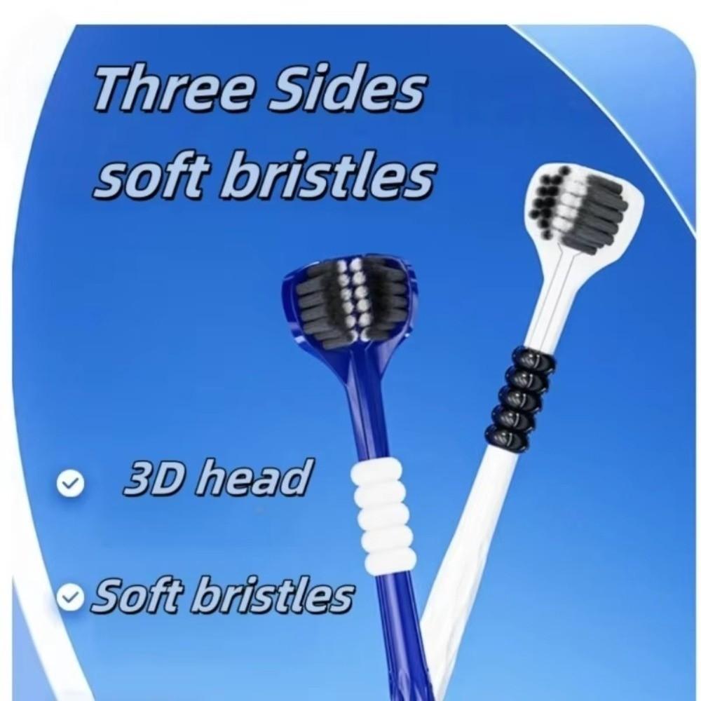 Soft Bristles 3D Toothbrush Set U-shaped Oral Cleaning Brush New Three Sided Toothbrush Adult