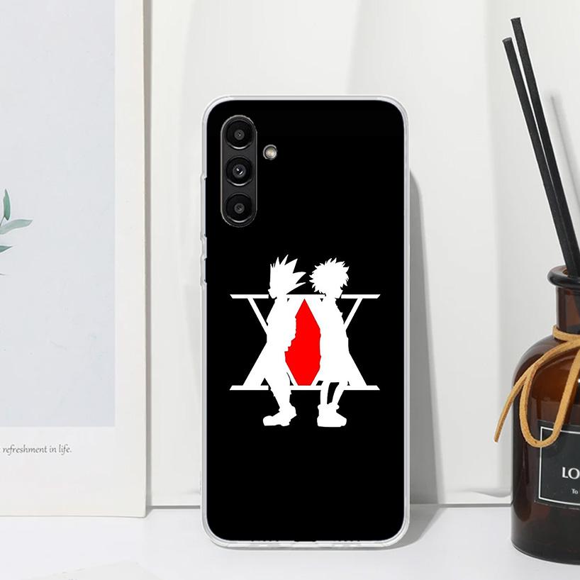 Black White Hunter HXH Phone Case For Samsung Galaxy A17 A37 A57 A16 A26 A36 A56 A15 A25 A35 A55 A14 A24 A34 A54 A13 A23 A33 A53