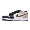 Air Jordan 1 Low Винтажные Баскетбольные Кроссовки Мужские Белые Коричневые 553558-131(Команда85-)