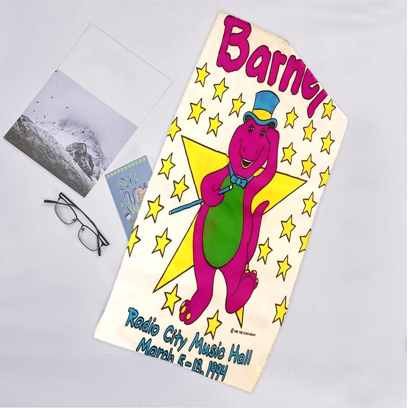 Пляжное полотенце Barney Fashion: Идеально для летних приключений Мягкое, впитывающее и быстросохнущее, подходит для плавания и купания