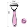 Professional Pet Deshedding Brush Dog Cat Grooming Tool Hair Fur Remover Undercoat Knot Cutter Comb for Puppy Shedding Supplies
