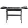 Long Grill Charcoal Large BBQ Grill Folded Side Board Camping Barbecue Grill for Garden Backyard Party Picnic Cooking Use (47.28x25.61x25.61 Inch)