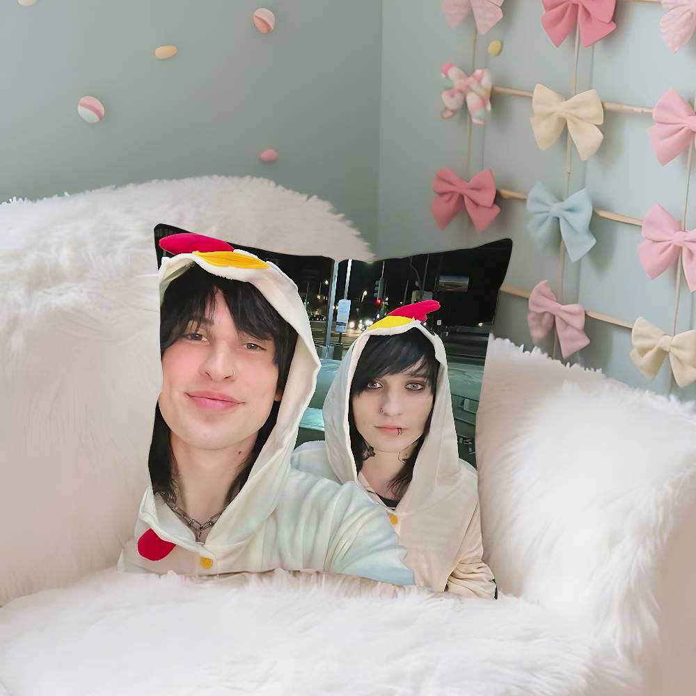 Cool HJake WebberJohnnie GGuilbertS Case Plush Fabric Soft Pillowcase Double Sided Print Cushion Cover Household Gifts