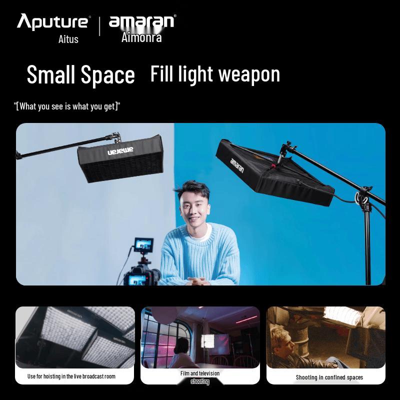 Aputure Amaran F22c 200W RGBWW Flexible LED Mat Light Kit