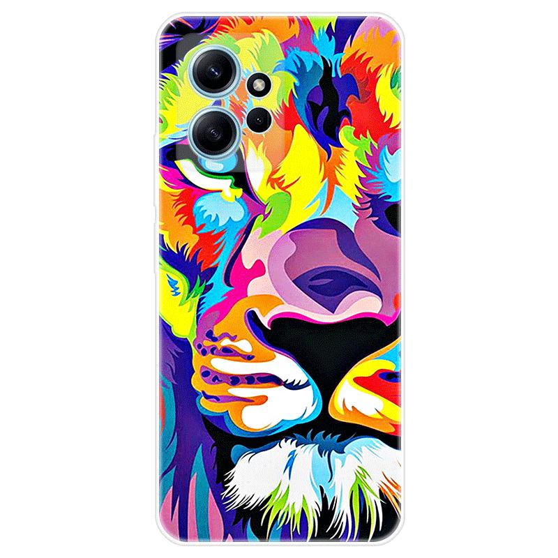 Для Xiaomi Redmi Note 12 Note12 4G чехол Мягкая силиконовая задняя крышка Мультяшный чехол для телефона Разнообразие