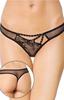 Black Decorative Women' Briefs Softline 2441 /