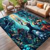 Final Fantasy Print Rug, Washable Floor Carpet, For Entryway Dorm Laundry Room Office Study, Home Decor Birthday Christmas Gift