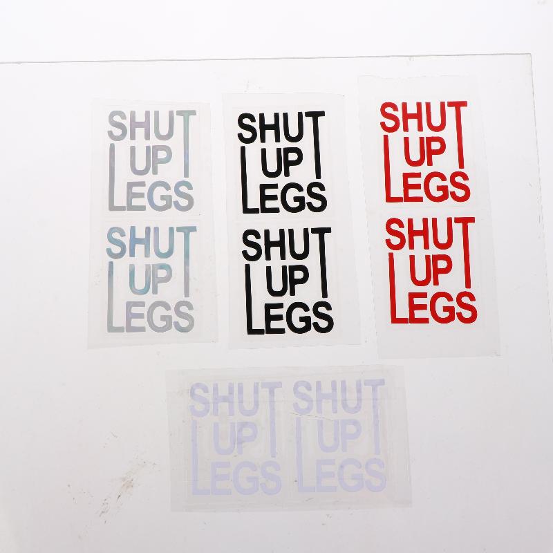 2 шт. Наклейки на верхнюю трубу рамы велосипеда Заткнитесь, ноги Велосипедная наклейка Водонепроницаемая виниловая наклейка Украшение Для аксессуаров для горного велосипеда