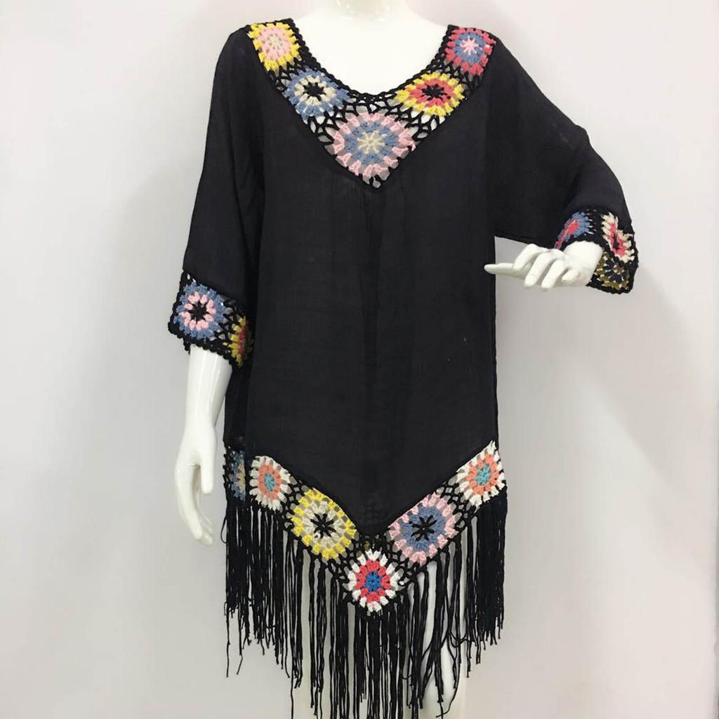 Women's Beach Coverups Summer Hollow Out Bathing Suit Cover Ups for Holiday Vacation Party