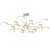 Living Room Chandelier Projection Star Chandelier Simple Modern LED Netflix Restaurant Bedroom Light
