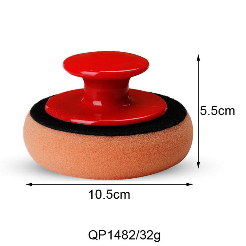 1 шт. Микрофибровые аппликаторы, губки для мытья и полировки автомобиля, набор для чистки, махровая ткань, ручка-захват для автомобиля