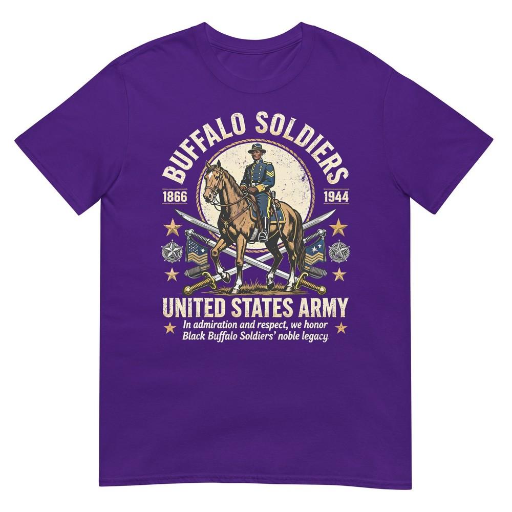 Buffalo Soldiers Black History United States Army Honor Tshirt