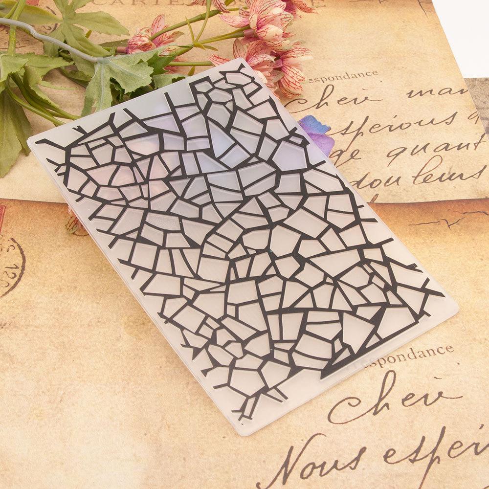 Сетка, сетка, пластиковые папки для тиснения, шаблоны, трафарет, пузыри, пятна, стена комнаты, лист папоротника, цветочная рамка