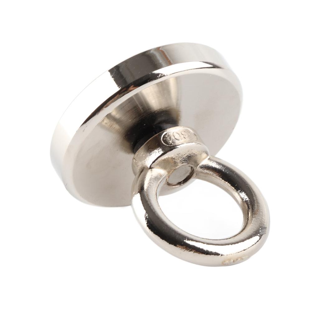 Рыболовный магнит Сильный магнитный Поверхность из нержавеющей стали 165,3 фунта Сила притяжения Магнит для подводной ловли