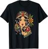 Довольно цыганская леди голова гадалка американская традиционная татуировка унисекс футболка
